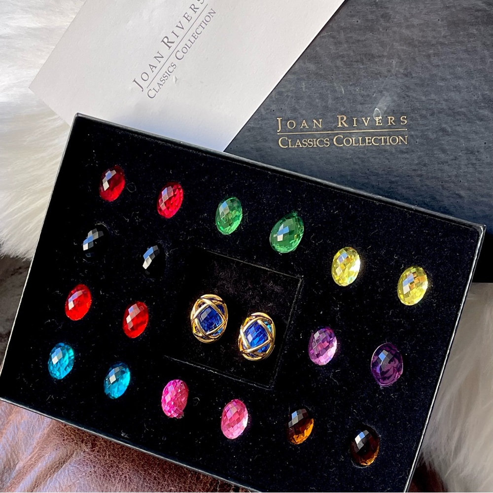 Joan Rivers | Vintage | Classics Collection 10 Interchangeable Clip On Earrings